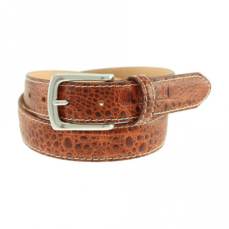TB Phelps El Paso Croco Leather Belt Sport Rust