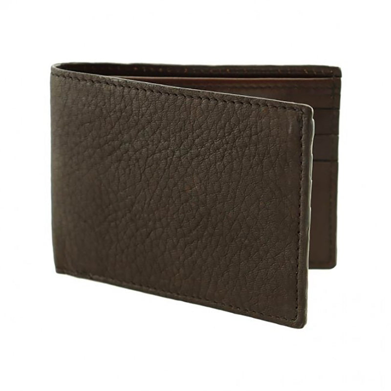 TB Phelps Lancaster Elkskin Wallet Brown