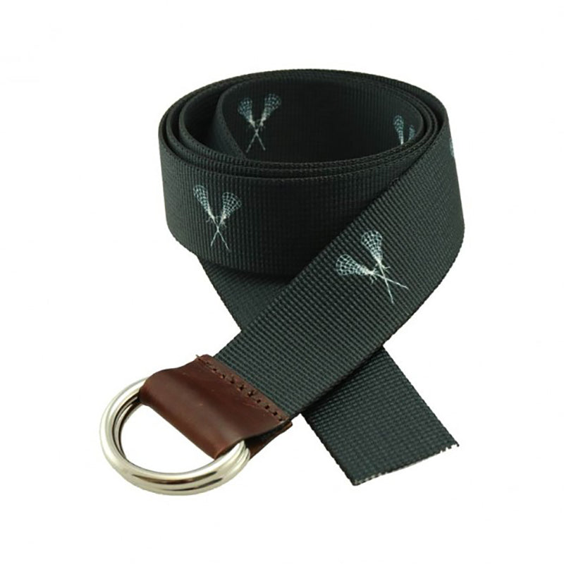 TB Phelps Largo D-Ring Web Belt Lacrosse Navy