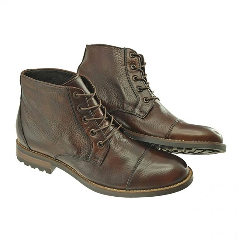 TB Phelps Mansfield Deerskin Boots Chestnut