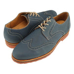 TB Phelps Reggie Suede Wingtip Shoes Flag Navy