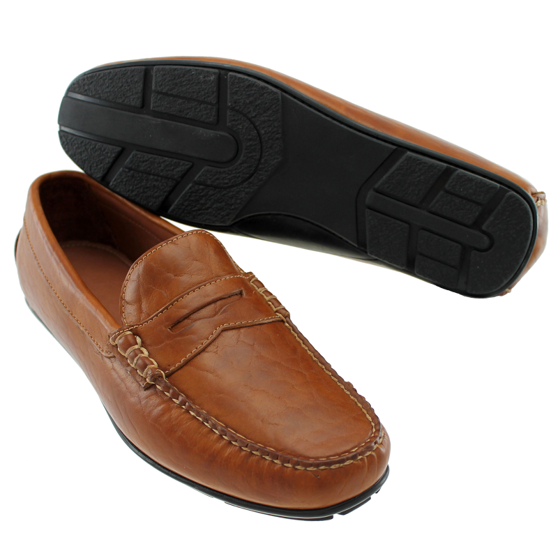 TB Phelps Sundance Bison Driving Shoes Tan