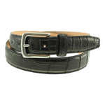 TB Phelps Torrence Alligator Dress Belt Black