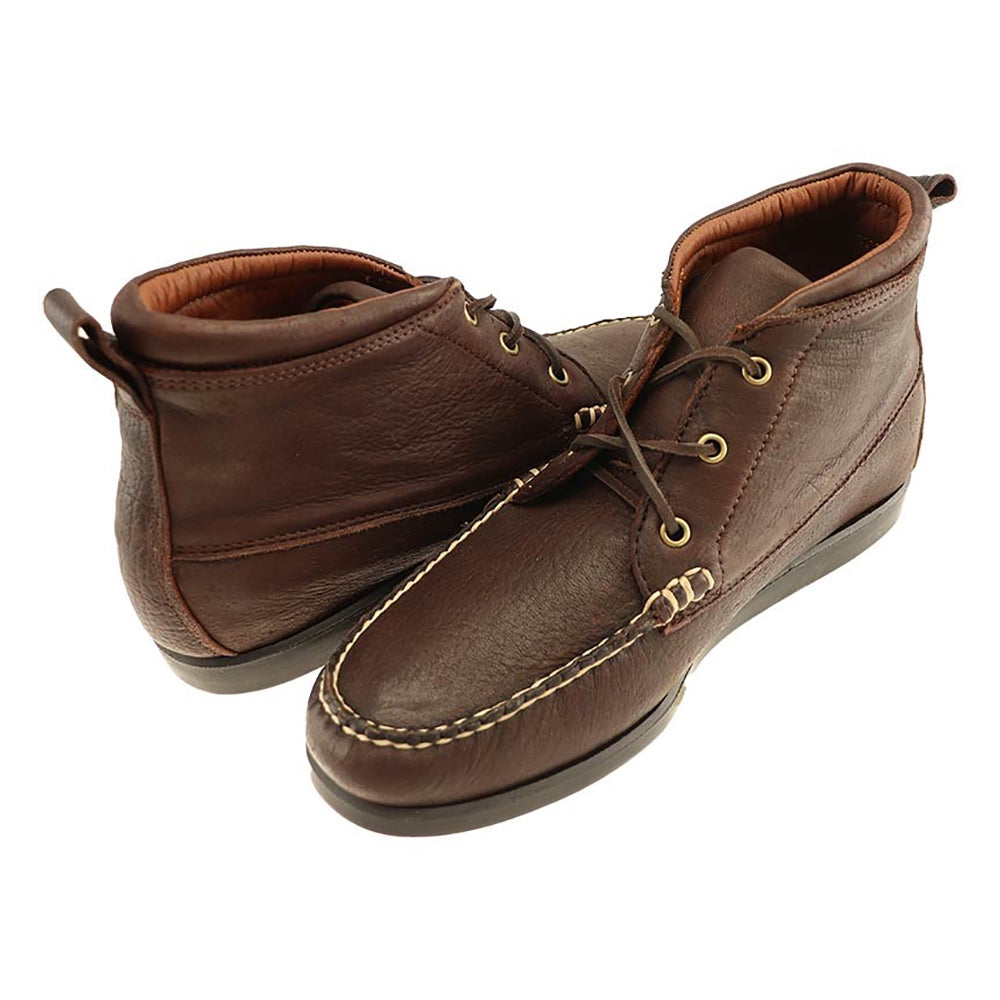 TB Phelps Weekender Elkskin Chukka Boots Mahogany