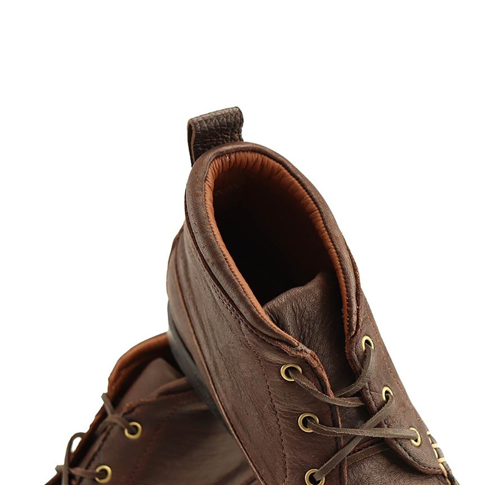 TB Phelps Weekender Elkskin Chukka Boots Mahogany