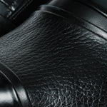 Vinci Leather The Everest Leather Cap Toe Dress Loafer Black (16011)
