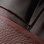 Vinci Leather The Everest Leather Cap Toe Dress Loafer Burgundy (16011)