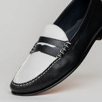 TB Phelps The Shag Loafers Black / White