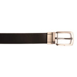 Vinci Leather The Sun Patent Leather Reversible Belt Black