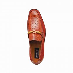 Mauri 4800 Suede / Calfskin / Ostrich Leg Loafer Gold (Special Order)