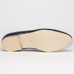 Zelli Tino Woven Tassel Loafers Blue (15-216-NVY)