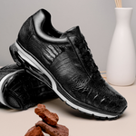 Belvedere Todd Ostrich Leg Sneakers Black (E02)