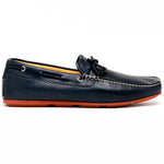 Santoni Toft TY Bow Tie Driving Shoes Rust