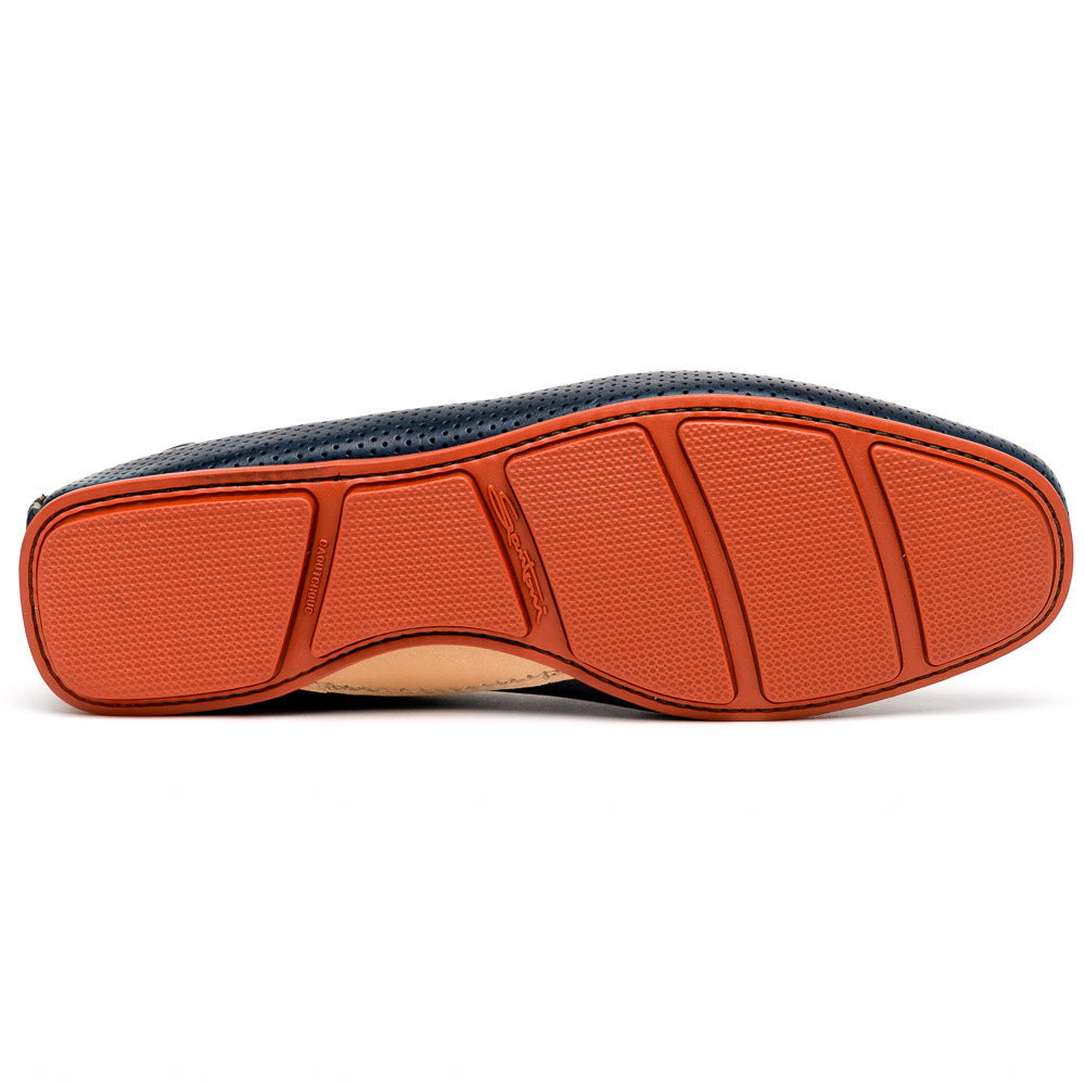 Santoni Driving Shoes Navy