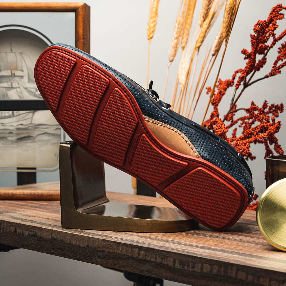 Santoni Driving Shoes Navy