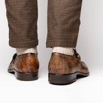 Marco Di Milano Toluca Crocodile & Lizard Monk Strap Rustic Orix