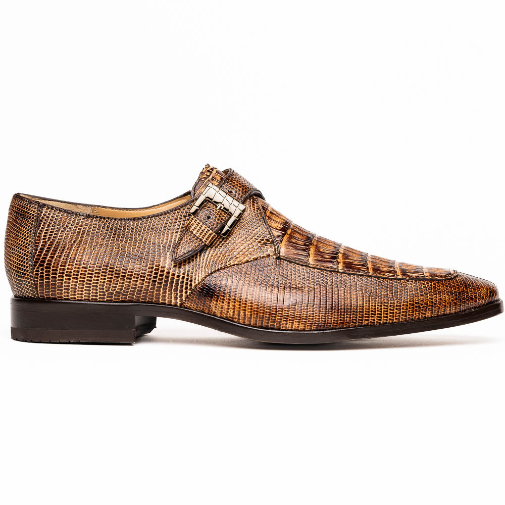 Marco Di Milano Toluca Crocodile & Lizard Monk Strap Rustic Orix