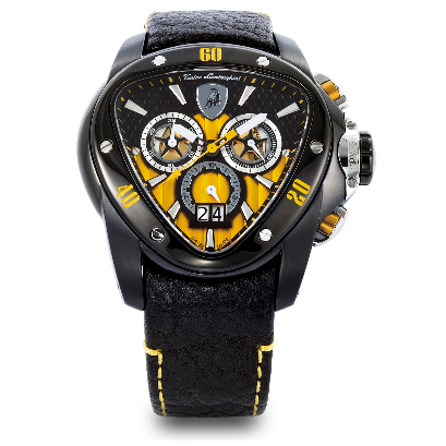 Tonino Lamborghini Spyder 1117 Chronographic Watch Black/Yellow