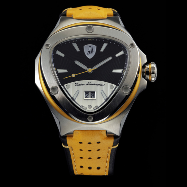 Tonino Lamborghini Spyder 3025 3-Hand Watch Yellow