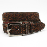 Torino Leather African Elephant Belt Cognac - Size 38