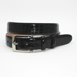 Torino Leather Genuine Alligator Belt Black