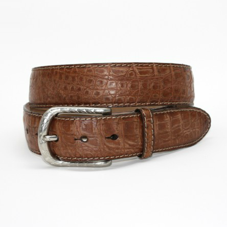 Torino Leather Buffed Caimain Belt Tan