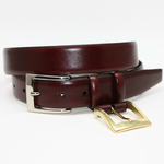 Torino Leather Calfskin Belt Cordovan