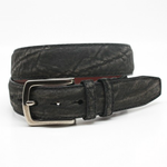 Torino Leather African Elephant Belt Gray