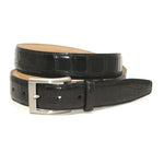 Torino Leather American Alligator Belt Black