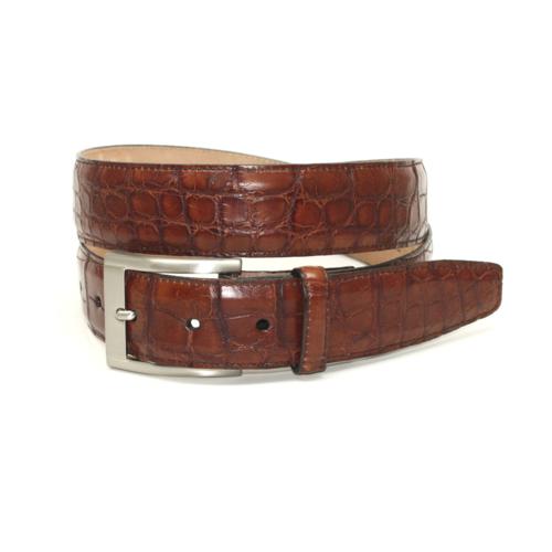 Torino Leather American Alligator Belt Saddle