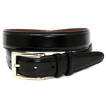 Torino Leather Big & Tall Antigua Leather Belt Black