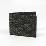 Torino Leather Elephant Billfold Wallet Charcoal