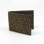Torino Leather Elephant Billfold Wallet Olive