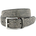 Torino Leather Genuine African Cape Buffalo Skin Belt Antique Grey
