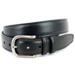 Torino Leather Italian Bridle Leather Casual Belt Black