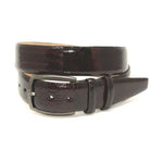 Torino Leather Genuine Ostrich Leg Belt Brown