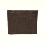 Torino Leather Saffiano Calfskin Billfold Wallet Brown