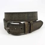 Torino Leather Sanded Cowhide Belt Moss
