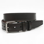 Torino Leather Soft Pebble Grain Belt Brown