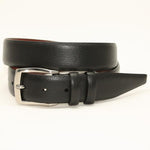 Torino Leather Soft Pebble Grain Calf Belt Black