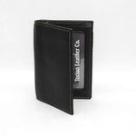 Torino Leather Tumbled Glove Leather Gusseted Card Case Black