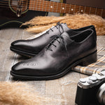 Calzoleria Toscana Torre Wholecut Dress Shoes Graphite