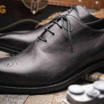 Calzoleria Toscana Torre Wholecut Dress Shoes Graphite