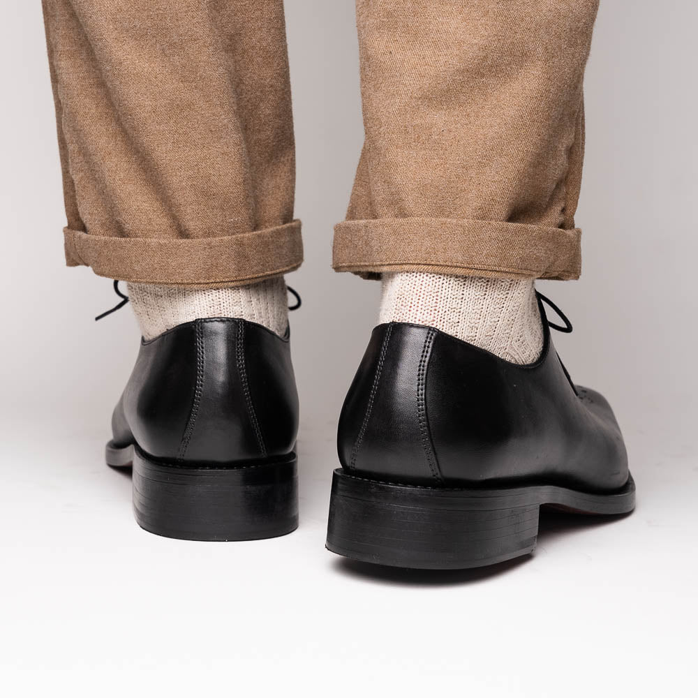 Calzoleria Toscana Torre Wholecut Dress Shoes Graphite