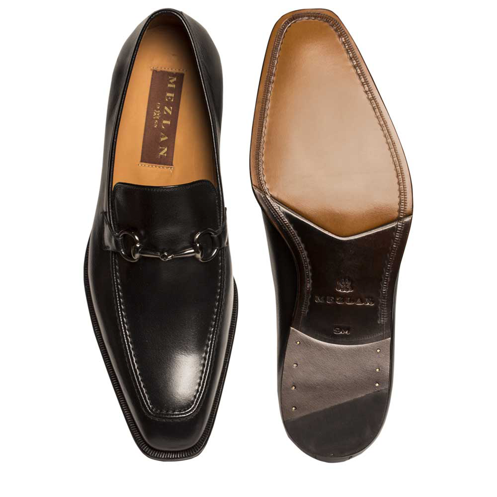 Mezlan Bit Loafers Black