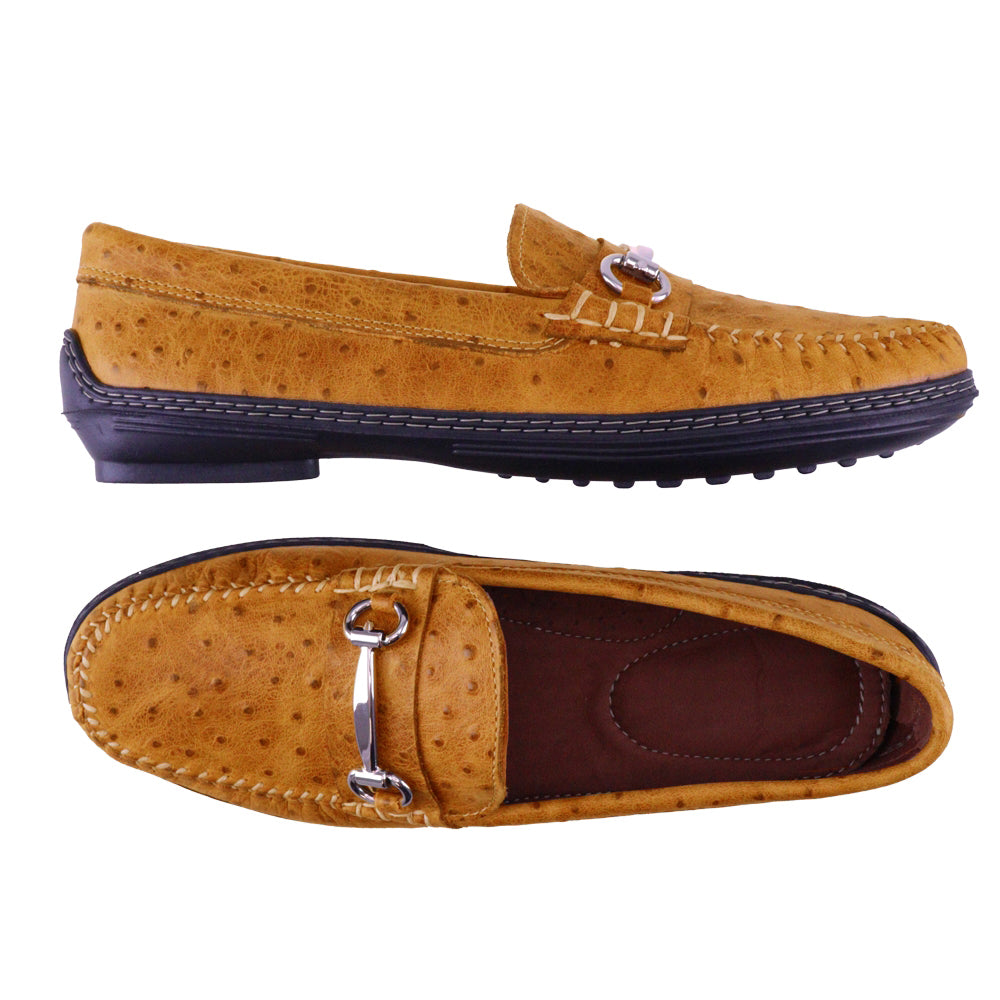 TB Phelps Traditions Bridge Bit Ostrich Driver Tan