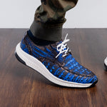 View product image 7: Marco Di Milano Tuscani Caiman Crocodile Sneakers Electric Blue