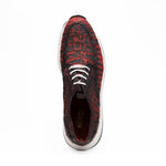 View product image 5: Marco Di Milano Tuscani Caiman Crocodile Sneakers Rustic Red