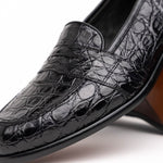 Zelli Tuscany Crocodile Slip-On Black (11-119-BLK)