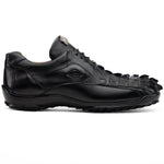 View product image 1: Marco Di Milano Udine Caiman Crocodile & Calfskin Sneaker Black